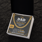To My Dad Promise Chain Necklace
