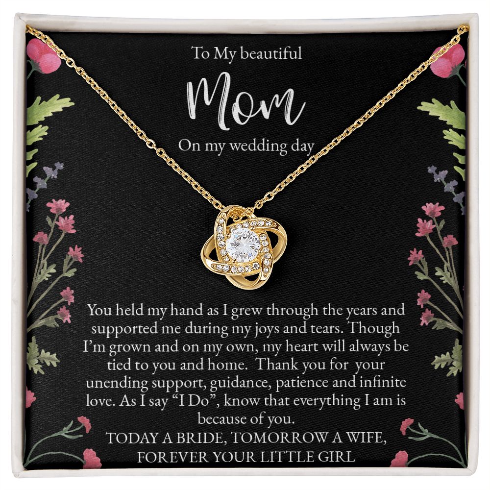 Mother of Bride Necklace Gift from Daughter on her wedding day