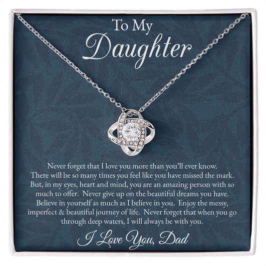 Love Lock Necklace to Daughter from Dad