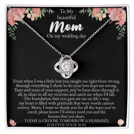 Mother of the Groom Gift from Son - Mother of the Groom Necklace - Gift from Groom