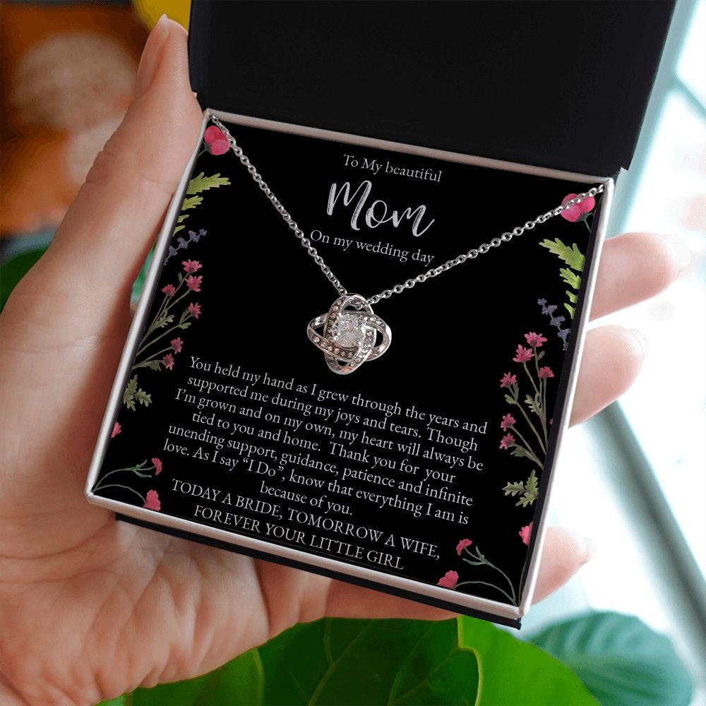 Mother of Bride Necklace Gift from Daughter on her wedding day
