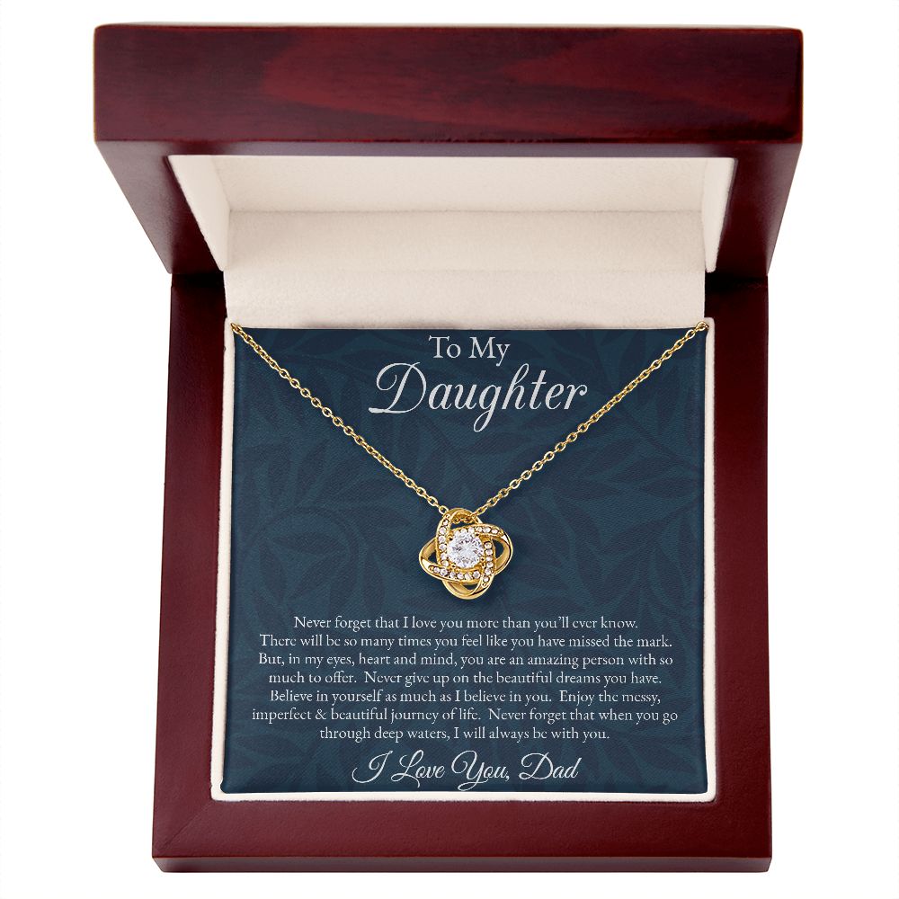 Love Lock Necklace to Daughter from Dad