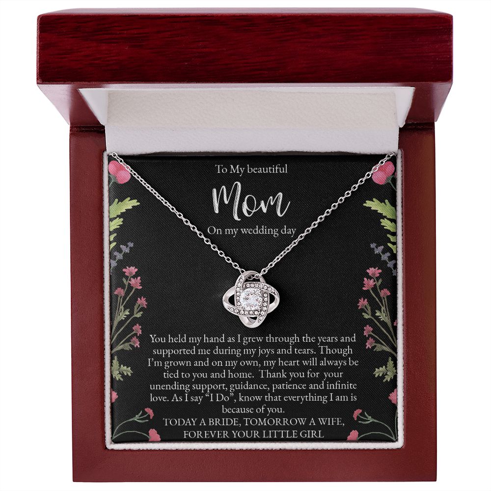 Mother of Bride Necklace Gift from Daughter on her wedding day