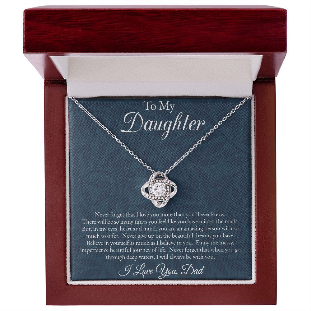 Love Lock Necklace to Daughter from Dad
