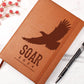 Soar 2024 Vegan Leather Purpose Pursuit Journal - An On Purpose Journal for Reminders | Priorities | Vision | Goals | Dreams