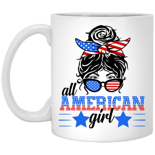 All American Girl - 11 oz. White Mug