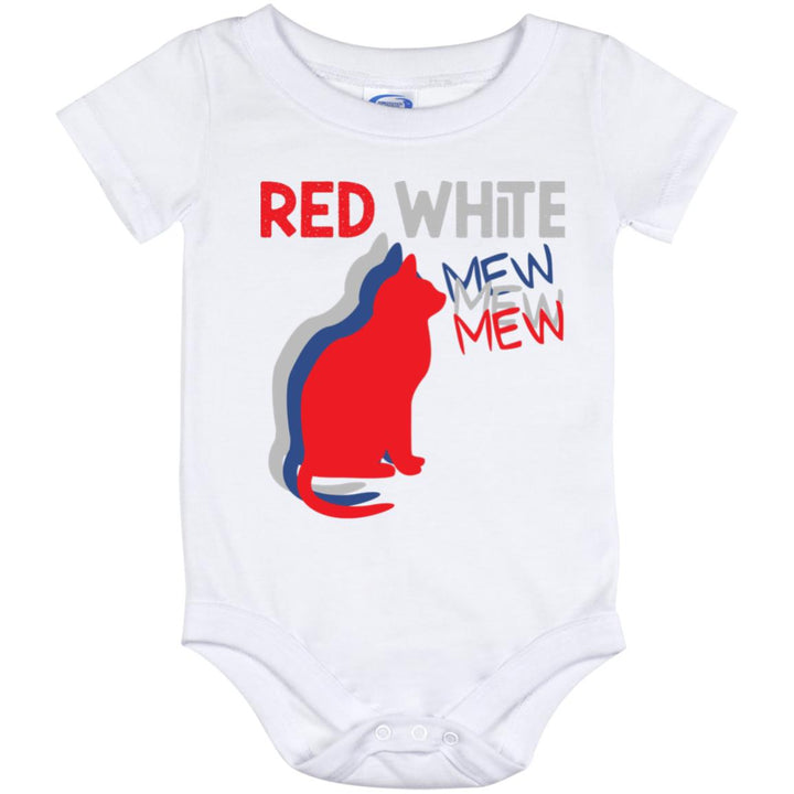 Red White Mew - IO12M Baby Onesie 12 Month T-shirt