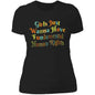 Girls Just Wanna Have Fundamental Human Rights, Fitted Rights Shirt for Women, Choice T-Shirt (NL3900) OT-Wave