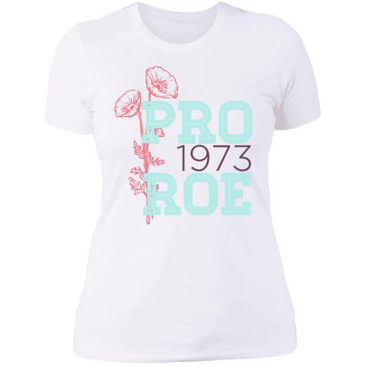 Best Floral Fitted Pro 1973 Roe T-Shirt - Choice Tee (NL3900)