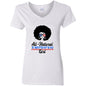 All-Natural American Girl-G500VL Ladies' 5.3 oz. V-Neck T-Shirt