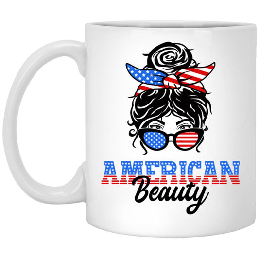 American Beauty 11 oz. White Mug