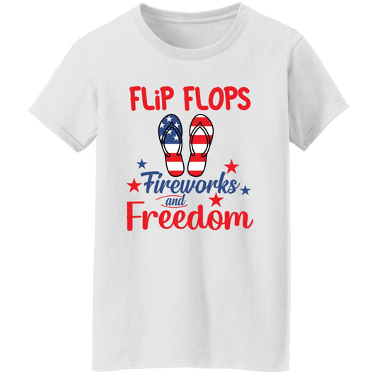 Flip Flops - Ladies G500L 5.3 oz. T-Shirt