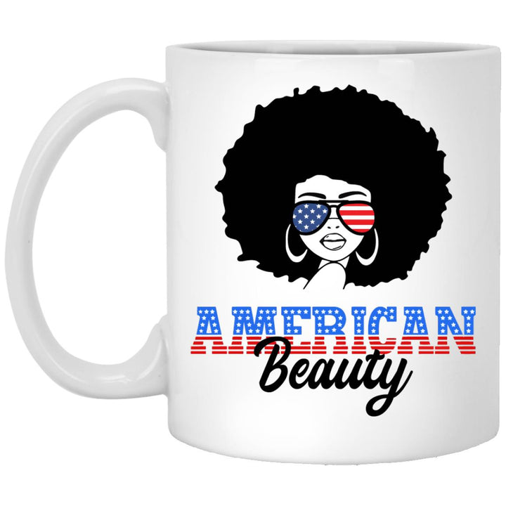 American Beauty All-Natural 11 oz. White Mug