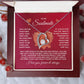 To My Soulmate Forever Love Heart Necklace - Valentine's Hearts - Valentine's Day Gift for Girlfriend, Fiance' Wife