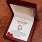 To My Soulmate Sweetheart Forever Love Necklace