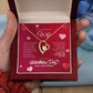 To My Wonderful Wife Forever Love Necklace - Happy Valentine's Day Gift for Wife