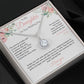 Daughter Wedding Day Eternal Hope Necklace - White Message Card