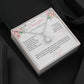Daughter Wedding Day Eternal Hope Necklace - White Message Card