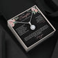 Daughter Wedding Day Eternal Hope Necklace - BkPk Message Card