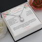 Daughter Wedding Day Eternal Hope Necklace - White Message Card