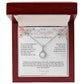 Daughter Wedding Day Eternal Hope Necklace - White Message Card