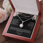 Daughter Wedding Day Eternal Hope Necklace - BkPk Message Card