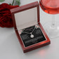 Daughter Wedding Day Eternal Hope Necklace - BkPk Message Card