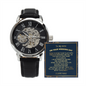 To My Son on Your Wedding Day Classic Watch with Message Card and Luxury Box