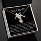 To My Soulmate Necklace - Baseball Cap Wearing Best Friend - Pole Dancing Soul Mate Gift for Valentine's Day, Anniversary, Birthday - BC