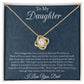Love Lock Necklace to Daughter from Dad
