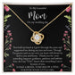 Mother of Bride Necklace Gift from Daughter on her wedding day