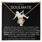 To My Soulmate Love Knot Necklace - Baseball Cap Wearing Best Friend - Pole Dancing Soulmate Gift for Valentine's Day, Anniversary, Birthday - BC