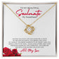 To My Soulmate Sweetheart Love Knot Necklace