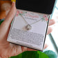Love Knot Necklace for Daughter on Her Wedding Day From Mom