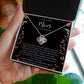 Mother of Bride Necklace Gift from Daughter on her wedding day