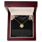 Love Knot Necklace for Daughter on Her Wedding Day