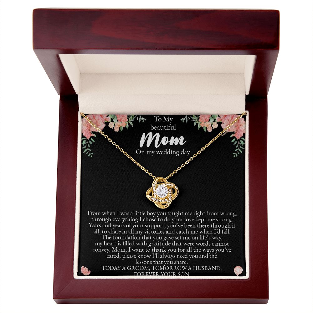 Mother of the Groom Gift from Son - Mother of the Groom Necklace - Gift from Groom