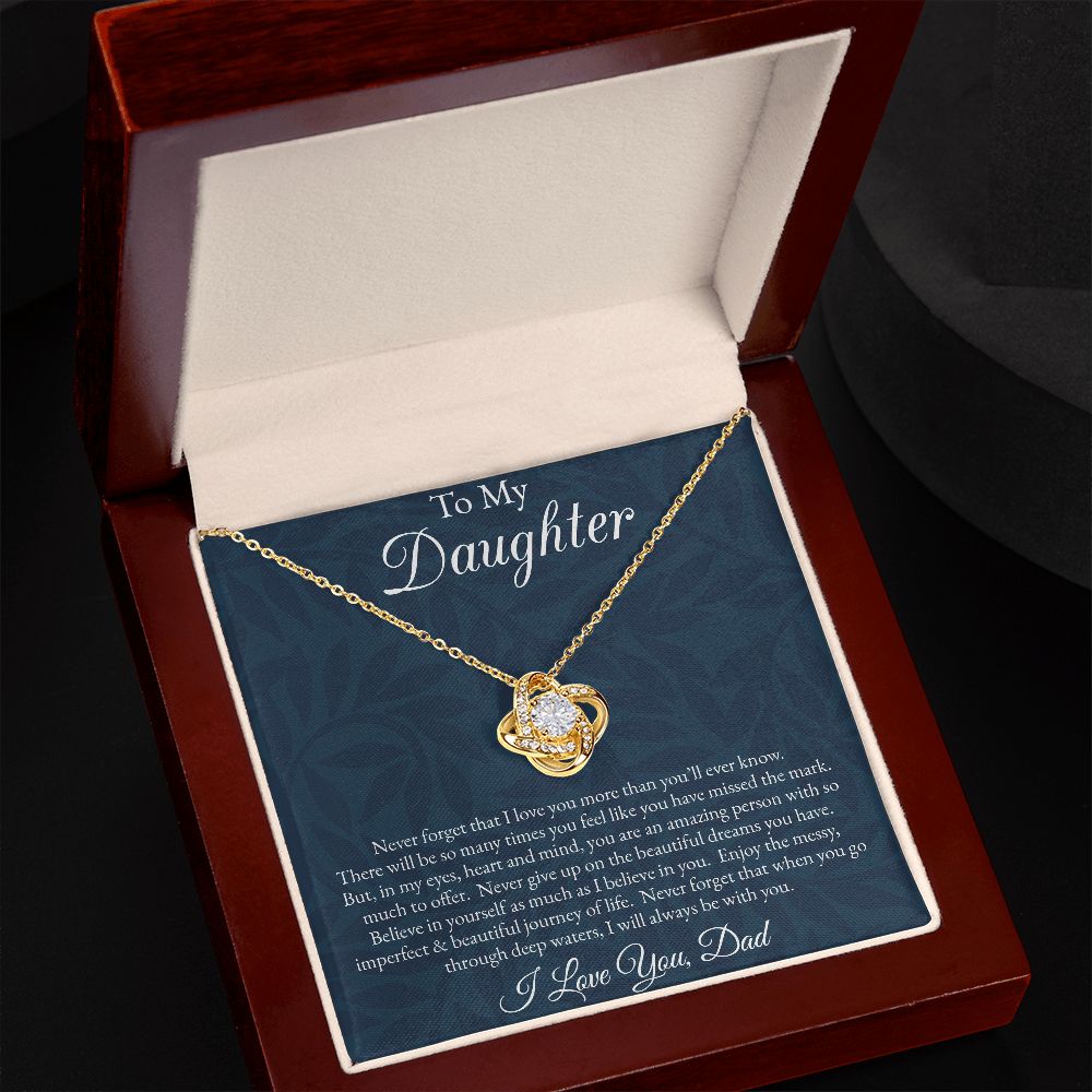 Love Lock Necklace to Daughter from Dad