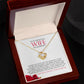 To My Wife Sweetheart Love Knot Necklace  | Gift for Wife, Anniversary Necklace, Birthday, Valentines Gift