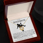 To My Soulmate Love Knot Necklace - Baseball Cap Wearing Best Friend - Pole Dancing Soulmate Gift for Valentine's Day, Anniversary, Birthday - WC