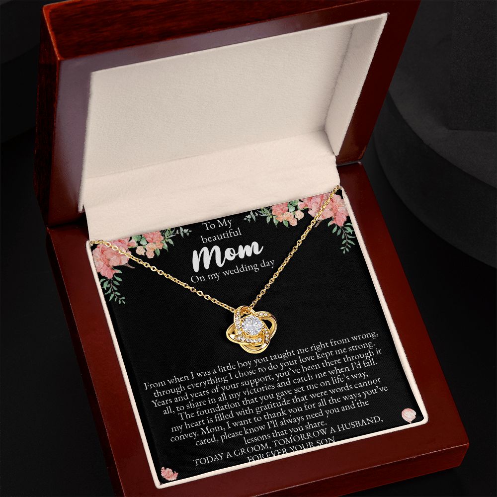 Mother of the Groom Gift from Son - Mother of the Groom Necklace - Gift from Groom