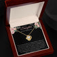 Love Knot Necklace for Daughter on Her Wedding Day