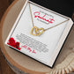 To My Soulmate Sweetheart Hearts Linked Necklace Sweetheart | Gift for Wife Girlfriend Fiancée, Anniversary Necklace, Birthday, Valentines Gift