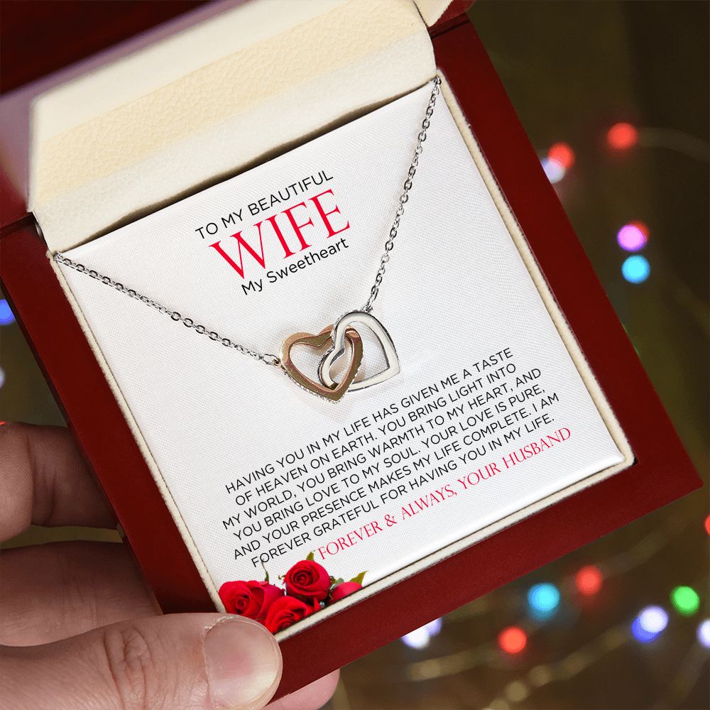 Personalized To My Future Wife Necklace From Husband My Love Fiancee Wife  Birthday Anniversary Valentines Day Christmas Customized Gift Box Message  Card - Siriustee.com