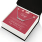 To My Wonderful Wife Custom Name Necklace - Valentine's Day Gift for Wife