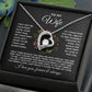 To My Wife Forever Love Circled with Flowers Necklace - Valentine Anniversary Birthday Gift for Wife