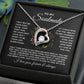 To My Soulmate Forever Love Circled with Flowers Necklace - Gift for Girlfriend, Fiance, Wife, Love of Your Life