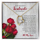 To My Soulmate Forever Love Necklace - Sweetheart  | Valentines Gift for Wife Girlfriend Fiancée, Anniversary Necklace, Birthday Gift