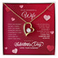 To My Wonderful Wife Forever Love Necklace - Happy Valentine's Day Gift for Wife